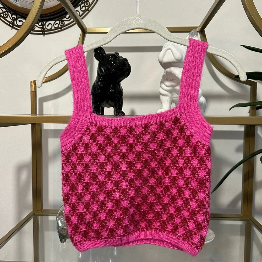 Zara sweater tank top